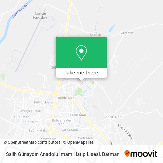 Salih Günaydın Anadolu İmam Hatip Lisesi map