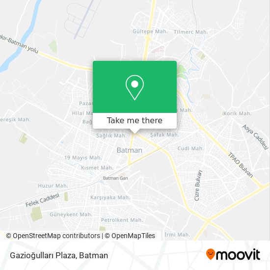 Gazioğulları Plaza map