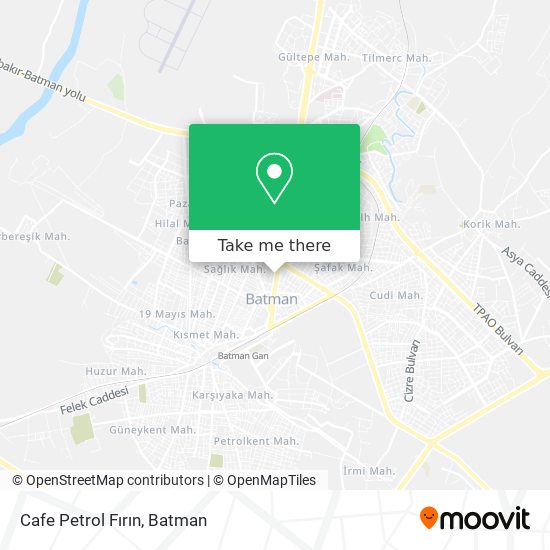 Cafe Petrol Fırın map