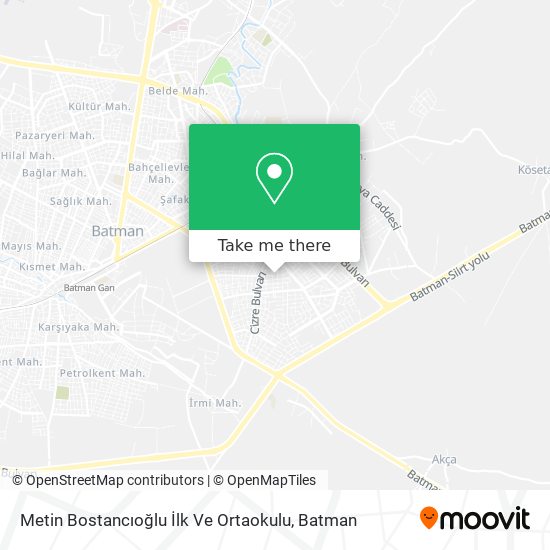 Metin Bostancıoğlu İlk Ve Ortaokulu map