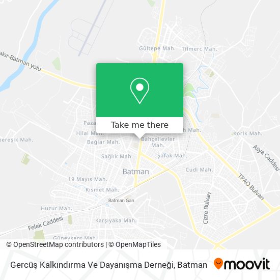Gercüş Kalkındırma Ve Dayanışma Derneği map