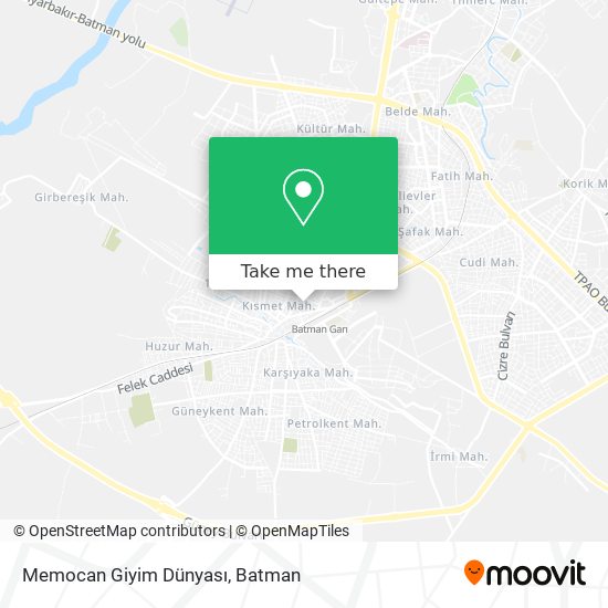 Memocan Giyim Dünyası map