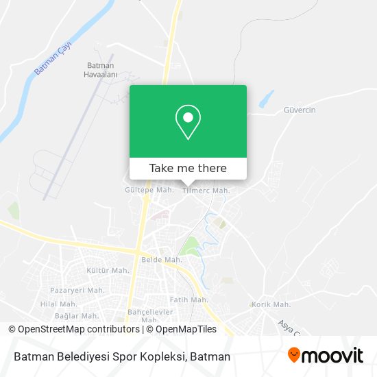 Batman Belediyesi Spor Kopleksi map