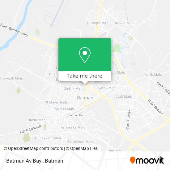 Batman Av Bayi map