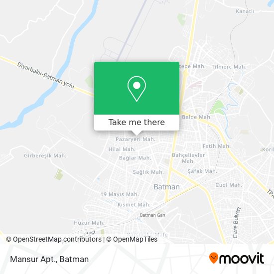 Mansur Apt. map