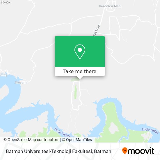 Batman Üniversitesi-Teknoloji Fakültesi map