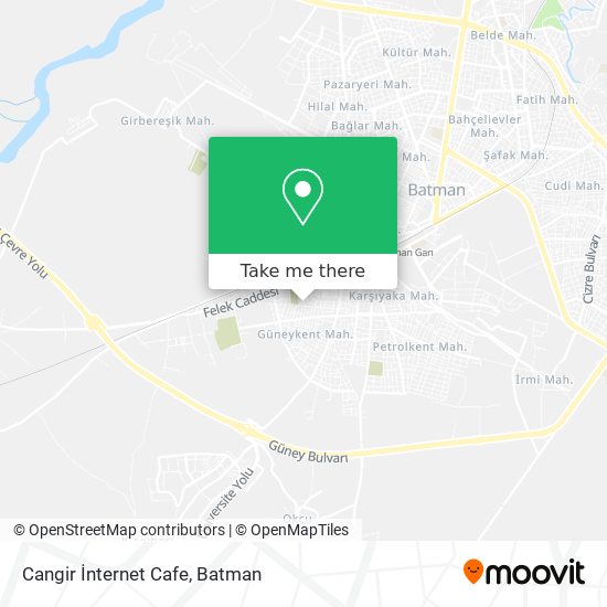 Cangir İnternet Cafe map