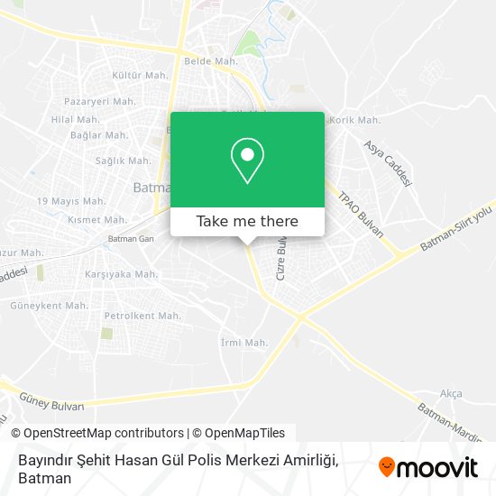 Bayındır Şehit Hasan Gül Polis Merkezi Amirliği map