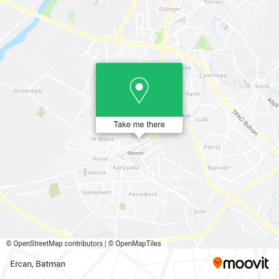 Ercan map