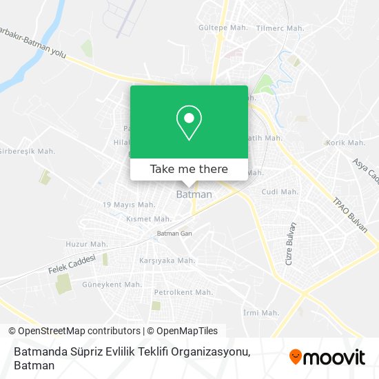 Batmanda Süpriz Evlilik Teklifi Organizasyonu map