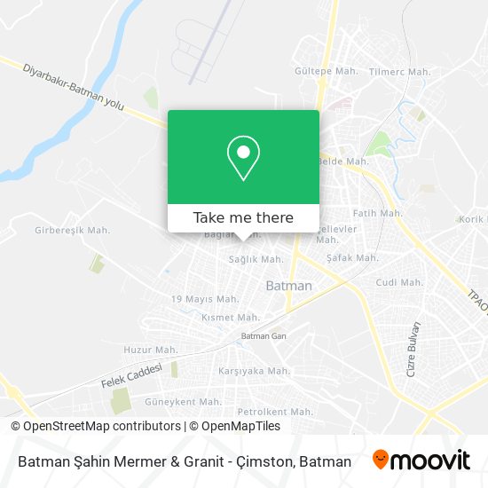 Batman Şahin Mermer & Granit - Çimston map