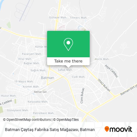 Batman Çaytaş Fabrika Satış Mağazası map