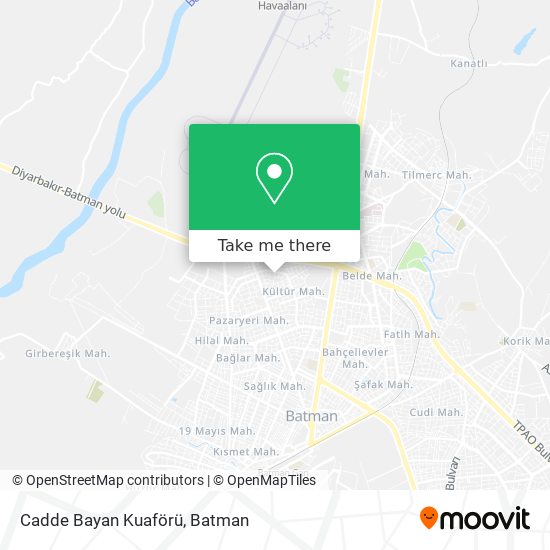 Cadde Bayan Kuaförü map