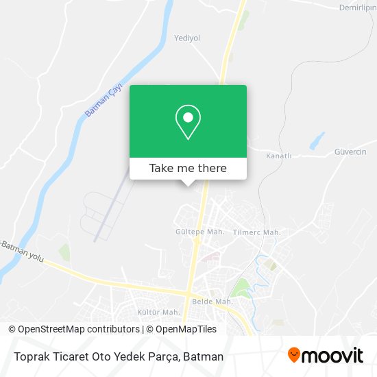 Toprak Ticaret Oto Yedek Parça map