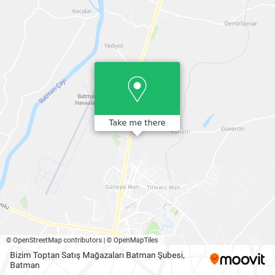 Bizim Toptan Satış Mağazaları Batman Şubesi map