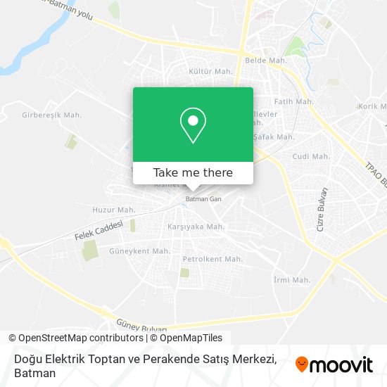 Doğu Elektrik Toptan ve Perakende Satış Merkezi map