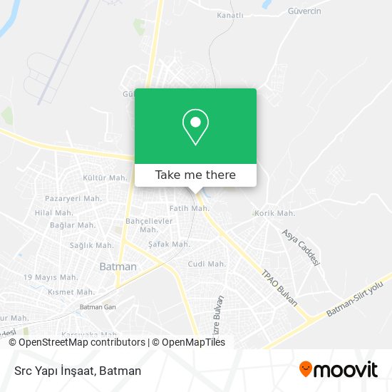 Src Yapı İnşaat map