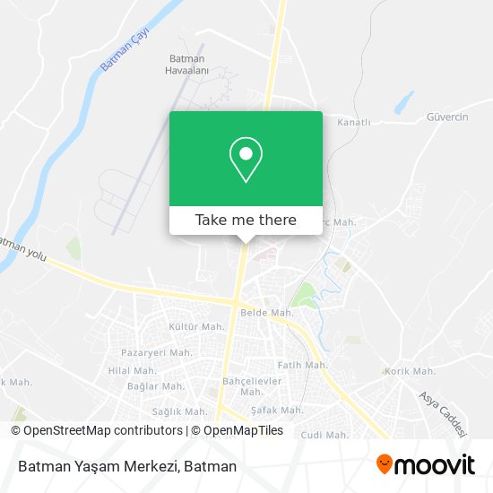 Batman Yaşam Merkezi map