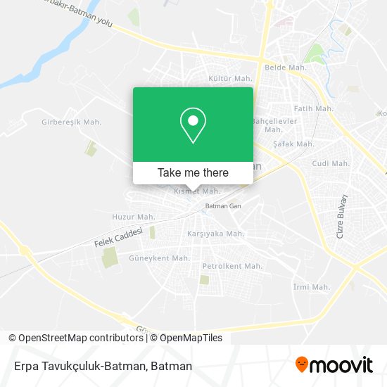 Erpa Tavukçuluk-Batman map