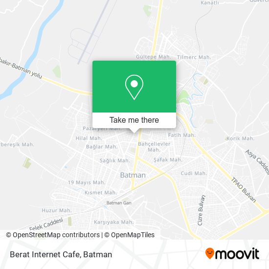 Berat Internet Cafe map