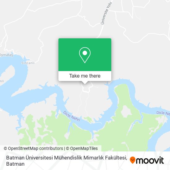 Batman Üniversitesi Mühendislik Mimarlık Fakültesi map