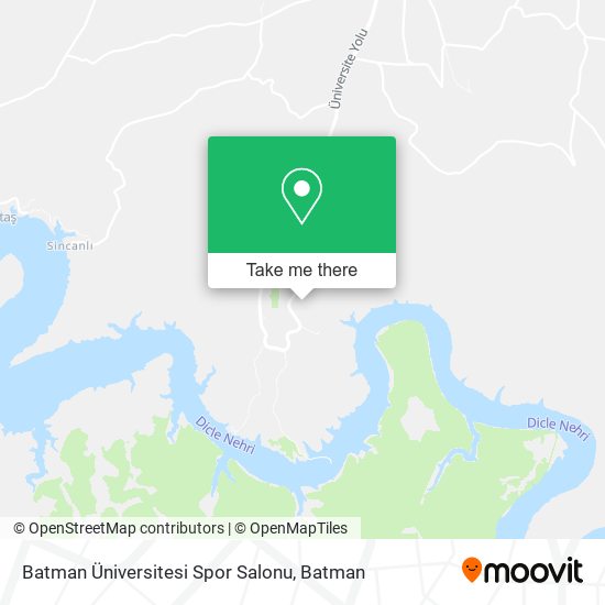 Batman Üniversitesi Spor Salonu map