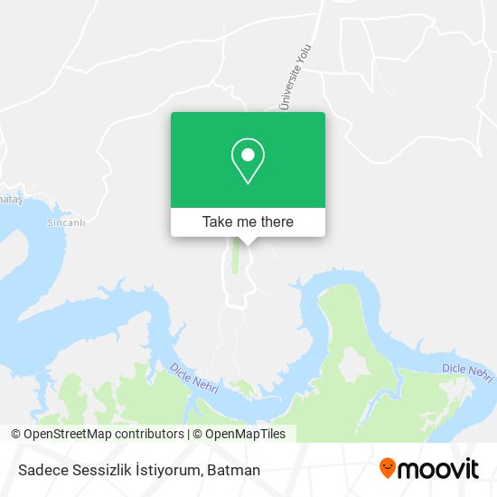 Sadece Sessizlik İstiyorum map