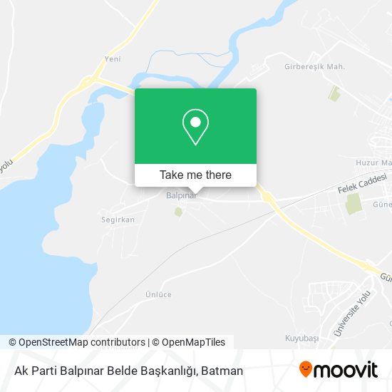Ak Parti Balpınar Belde Başkanlığı map