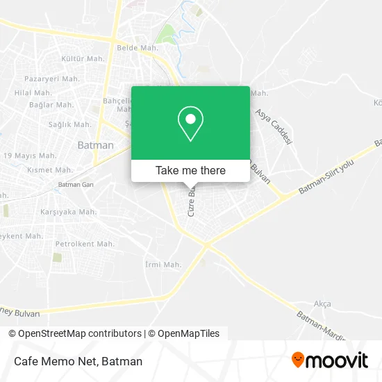Cafe Memo Net map