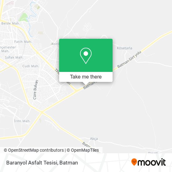 Baranyol Asfalt Tesisi map