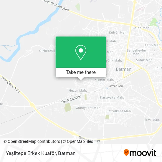 Yeşiltepe Erkek Kuaför map