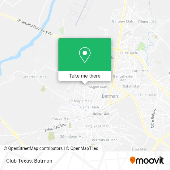 Club Texas map