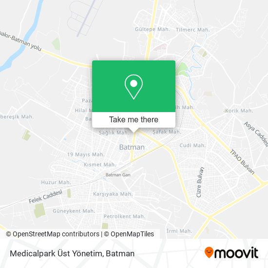 Medicalpark Üst Yönetim map