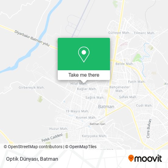 Optik Dünyası map