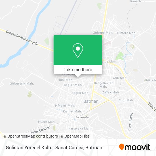 Gülistan Yoresel Kultur Sanat Carsisi map