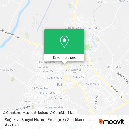 Sağlık ve Sosyal Hizmet Emekçileri Sendikası map