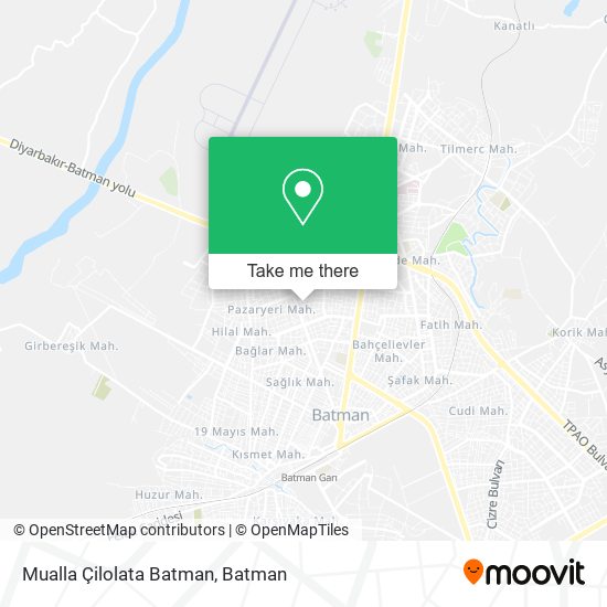 Mualla Çilolata Batman map