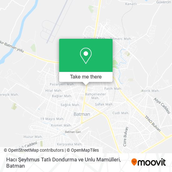 Hacı Şeyhmus Tatlı Dondurma ve Unlu Mamülleri map