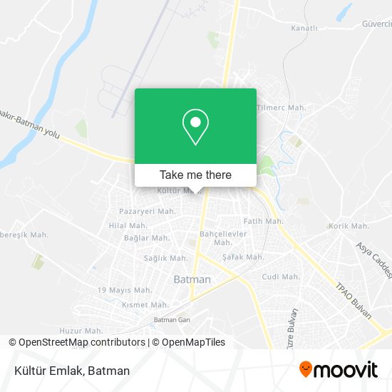 Kültür Emlak map