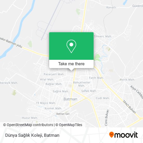 Dünya Sağlık Koleji map