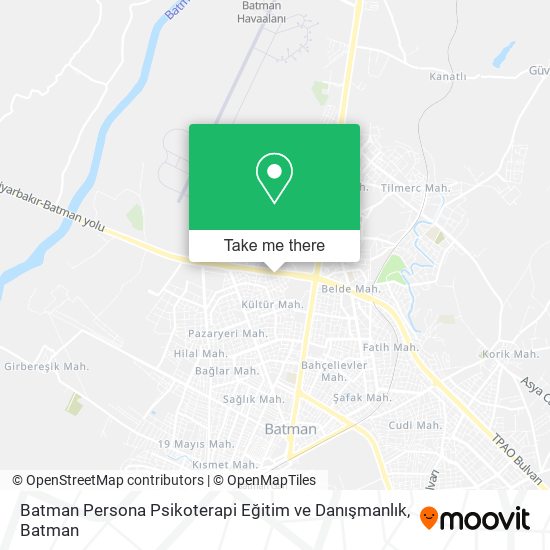 Batman Persona Psikoterapi Eğitim ve Danışmanlık map