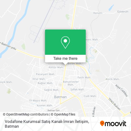 Vodafone Kurumsal Satış Kanalı İmran İletişim map