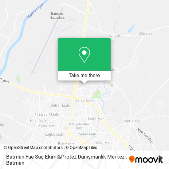 Batman Fue Saç Ekimi&Protez Danışmanlık Merkezi map