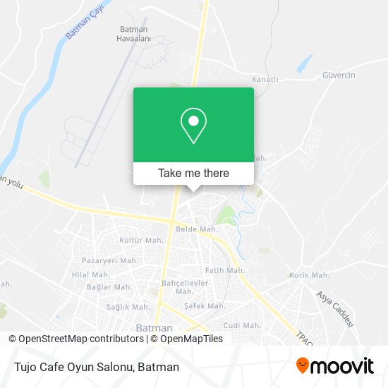 Tujo Cafe Oyun Salonu map