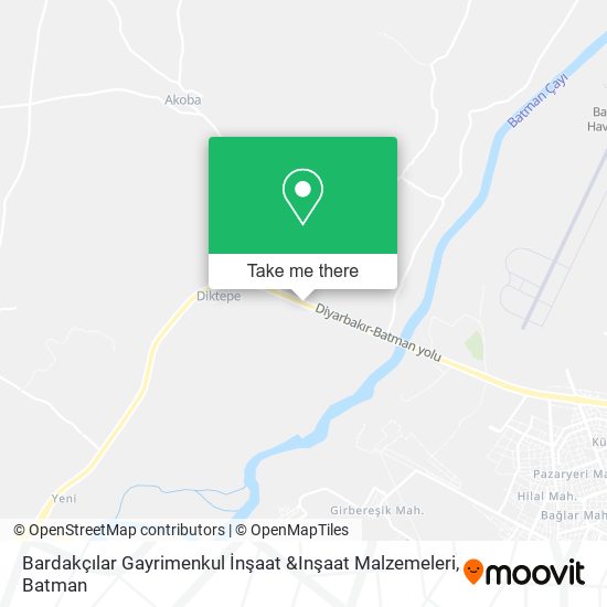 Bardakçılar Gayrimenkul İnşaat &Inşaat Malzemeleri map