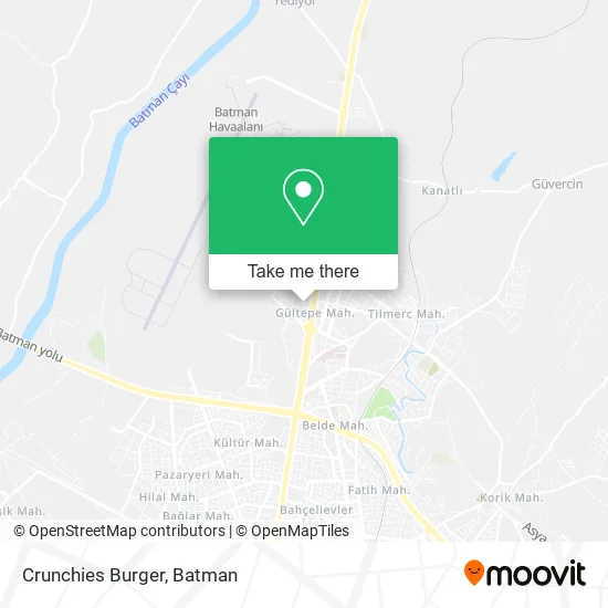 Crunchies Burger map