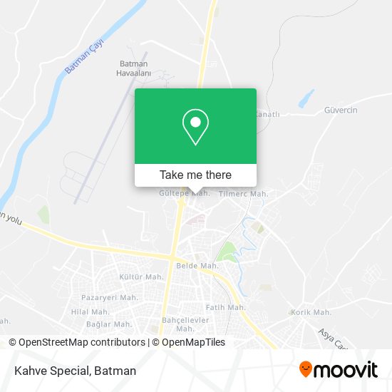 Kahve Special map