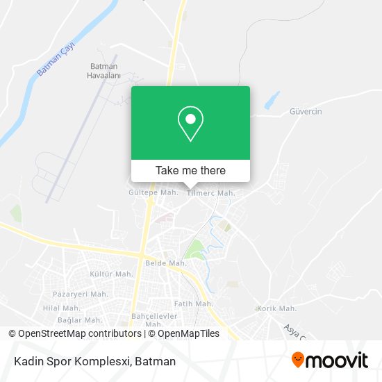 Kadin Spor Komplesxi map