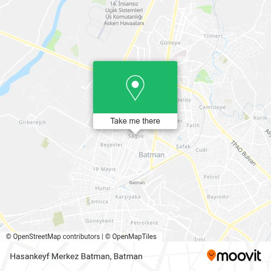 Hasankeyf Merkez Batman map