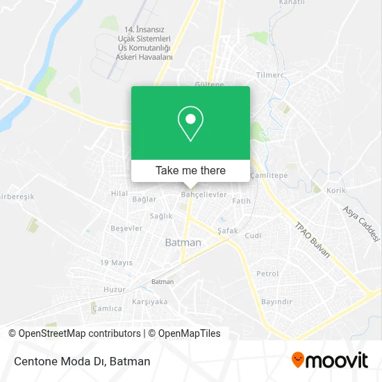 Centone Moda Dı map